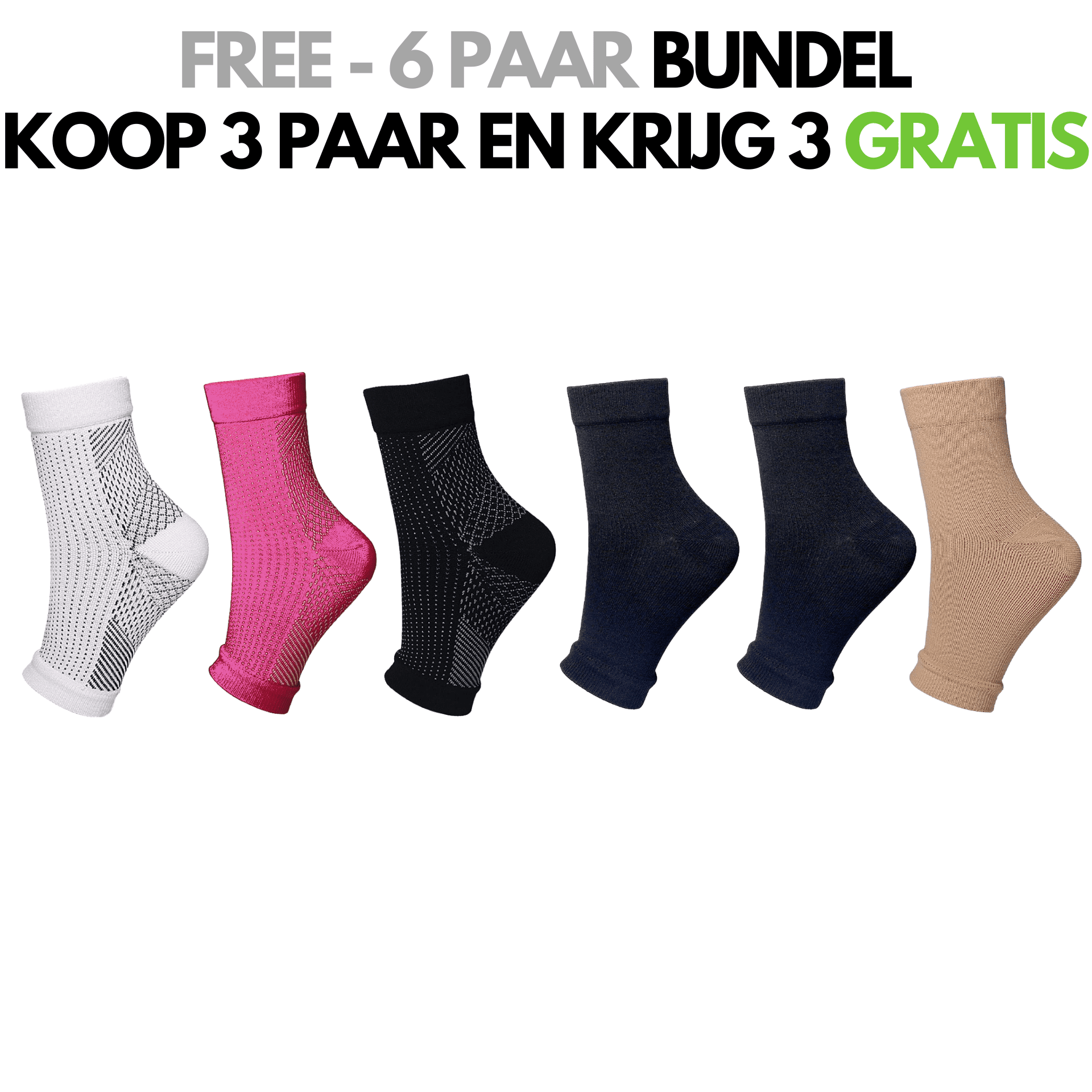Werdribo 5 paar orthopedische teen compressie sokken, geen show vijf tenen sokken, ademende split teen vijf vinger sokken (5 paar Werdribo 5 paar orthopedische teen compressie sokken, geen show vijf tenen sokken, ademende split teen vijf vinger sokken (5 paar